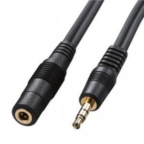 （まとめ）サンワサプライ オーディオ延長ケーブル KM-A3-18K2【×3セット】