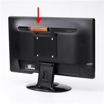 （まとめ）サンワサプライ VESAマウント取付けテレビハンドル MR-VESA5N【×2セット】