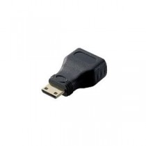 (まとめ)エレコム HDMI変換アダプタ(タイプA-タイプC) AD-HDAC3BK【×5セット】
