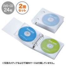 (まとめ)サンワサプライ リングファイルケース(24枚収納・クリア) FCD-RG24CLN【×10セット】