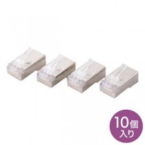 (まとめ)サンワサプライ STPコネクタ(単線用) ADT-STP-T10【×2セット】