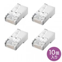 (まとめ)サンワサプライ STPコネクタ(より線用) ADT-STP-Y10【×3セット】