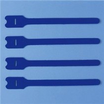 (まとめ)サンワサプライ ケーブルタイ(面ファスナー) CA-MF3BN【×10セット】