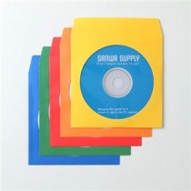 (まとめ)サンワサプライ DVD・CDペーパースリーブケース FCD-PS100MXN【×5セット】