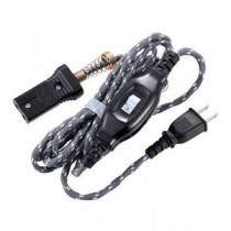 (まとめ)オーム電機 こたつコード ストレートプラグ 3m HS-T7596【×5セット】