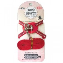 ターキー NMオールドフラワー01胴輪セットN 赤 【ペット用品】【代引不可】