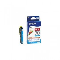 【 純正品 】 EPSON エプソン インクカートリッジ 【ICC70 シアン 】