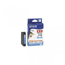 【純正品】 EPSON エプソン インクカートリッジ 【ICC74 シアン 】 標準