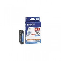 【純正品】 EPSON エプソン インクカートリッジ 【ICC76 シアン】 大容量