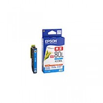 【 純正品 】 EPSON エプソン インクカートリッジ/トナーカートリッジ 【ICC80L シアン 増量タイプ】