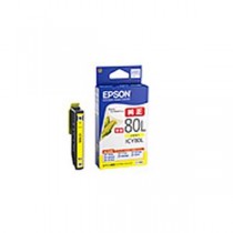 【 純正品 】 EPSON エプソン インクカートリッジ/トナーカートリッジ 【ICY80L イエロー 増量タイプ】