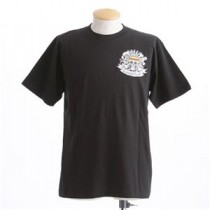 むかしむかし ワンピースコレクション 和柄半袖Tシャツ  S-2449/麦わらパイレーツ 黒M