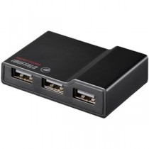 バッファロー(サプライ) USB2.0 電源連動節電機能付きセルフパワー4ポートハブ ブラック BSH4AE12BK