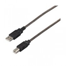 バッファロー(サプライ) USB2.0ケーブル(A to B) 5m ブラックスケルトン BSUAB250BSA