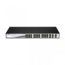D-Link 24ポート 10/100BASE-T+10/100/1000BASE-T×4(内SFP×2Combo) WEBスマートL2スイッチ(リミテッドライフタイム保証) DES-1210-28