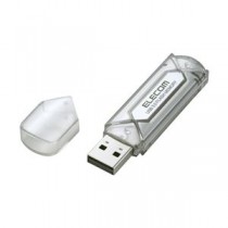 エレコム USB3.0/2.0 セキュリティソフト対応スタンダードUSBメモリ/8GB/シルバー MF-AU308GSV