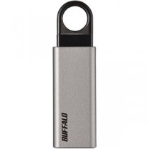 バッファロー ノックスライド式 オートリターン機能搭載 USB3.1(Gen1)/USB3.0対応高速USBメモリー 32GB チタンシルバー RUF3-HKS32G-TS