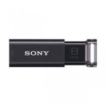 SONY USB3.0対応 ノックスライド式USBメモリー ポケットビット 8GB ブラックキャップレス USM8GU B