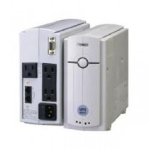 ユタカ電機製作所 常時商用方式UPSmini500II バッテリ期待寿命7年/筐体ホワイトモデル接点通信対応 YEUP-051MA
