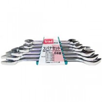 (業務用3セット) TRAD スパナセット 【6本組×3セット】 8～23mm #8-23 〔DIY用品/大工道具〕