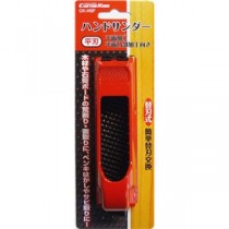 (業務用3個セット) CSKハンドサンダー/作業工具 【平刃付き】 替刃式 CK-HSF レッド(赤) 〔DIY用品/大工道具〕