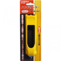 (業務用3個セット) CSK ハンドサンダー/作業工具 【甲丸刃付き】 替刃式 CK-HSK イエロー(黄) 〔DIY用品/大工道具〕