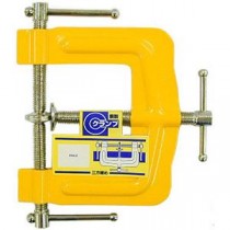 (業務用20個セット) H＆H C型クランプ/シャコ万力 【三方締め】 63×63mm 鋼製 C-3 イエロー(黄) 〔DIY用品/大工道具〕