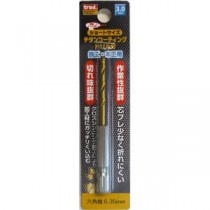 (業務用20個セット) TRAD 六角軸ショートチタンドリル/先端工具 【鉄工・木工用】 穴径：3.0mm TTD-3.0 〔DIY用品/大工道具〕