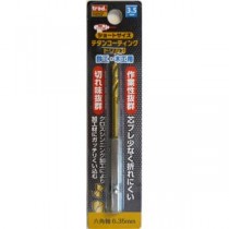(業務用15個セット) TRAD 六角軸ショートチタンドリル/先端工具 【鉄工・木工用】 穴径：3.5mm TTD-3.5 〔DIY用品/大工道具〕