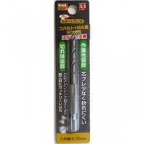 (業務用10個セット) TRAD 六角軸ショートコバルトドリル/先端工具 【ステンレス用】 穴径：3.5mm TCD-3.5 〔DIY/大工道具〕