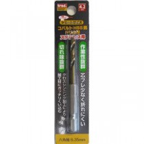 (業務用10個セット) TRAD 六角軸ショートコバルトドリル/先端工具 【ステンレス用】 穴径：4.2mm TCD-4.2 〔DIY/大工道具〕