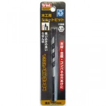 (業務用5個セット) TRAD 木工用ショートビット/先端工具 【穴径：6mm】 インパクト12V対応 TWS-6.0 〔DIY用品/大工道具〕