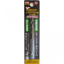 (業務用6個セット) TRAD 六角軸ショートコバルトドリル/先端工具 【ステンレス用】 穴径：6.0mm TCD-6.0 〔DIY用品/大工道具〕