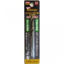 (業務用6個セット) TRAD 六角軸ショートコバルトドリル/先端工具 【ステンレス用】 穴径：6.5mm TCD-6.5 〔DIY用品/大工道具〕