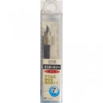 (業務用2個セット) H＆H ミニホールソー/先端工具 【鉄工用 7mm】 材質：HSS パック入り 日本製 〔DIY用品/大工道具〕