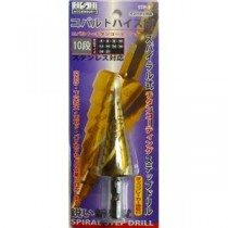 H＆H コバルトステップドリル/先端工具 【STP-9 10段】 4～22mmサイズ 〔DIY用品/業務用/大工道具/DIY用品〕