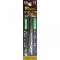 (業務用50個セット) TRAD 六角軸ショートコバルトドリル/先端工具 【ステンレス用】 穴径：3.8mm TCD-3.8 〔DIY/大工道具〕