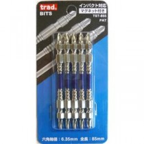 (業務用15セット) TRAD スリムトーションビット/先端工具 【5本入り×15セット】 ＋2×85mm TST-855 〔DIY用品/大工道具〕