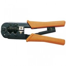 (まとめ)サンワサプライ かしめ工具(ラチェット付き) HT-568R【×2セット】