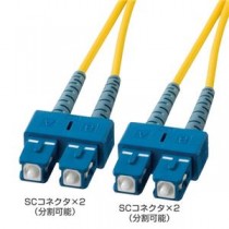 サンワサプライ 光ファイバケーブル HKB-SCSC1-01L