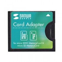 サンワサプライ microSD用CF変換アダプタ ADR-MCCF