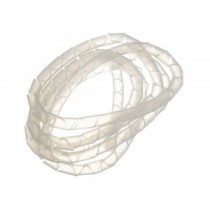 (まとめ)YAZAWA まとめるチューブ 内径：15mm 白 1m FCT15W【×20セット】