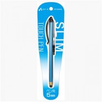 (まとめ)エアージェイ ペン先5スリムタッチペン BL ATP-SLIM BL【×10セット】