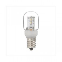 (まとめ)YAZAWA ナツメ形LEDランプ電球色E12クリア LDT1LG20E12【×10セット】