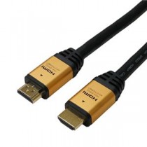 HORIC ハイスピードHDMIケーブル 10m 4K 3D HEC ARC フルHD 対応 金メッキ端子 ゴールド AWG26 HDM100-001GD