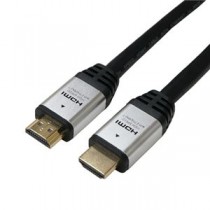 HORIC ハイスピードHDMIケーブル 10m 4K 3D HEC ARC フルHD 対応 金メッキ端子 シルバー AWG26 HDM100-002SV