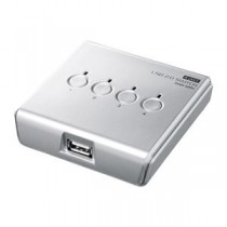 サンワサプライ USB2.0手動切替器(4回路) SW-US24N
