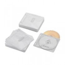 (まとめ)エレコム Blu-ray・CD・DVD対応不織布ケース 2穴 CCD-NBWB120WH【×5セット】