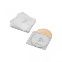 (まとめ)エレコム Blu-ray・CD・DVD対応不織布ケース 2穴 CCD-NBWB60WH【×10セット】