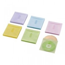 (まとめ)エレコム Blu-ray・CD・DVD対応不織布ケース タイトルカード CCD-NIWB120ASO【×5セット】